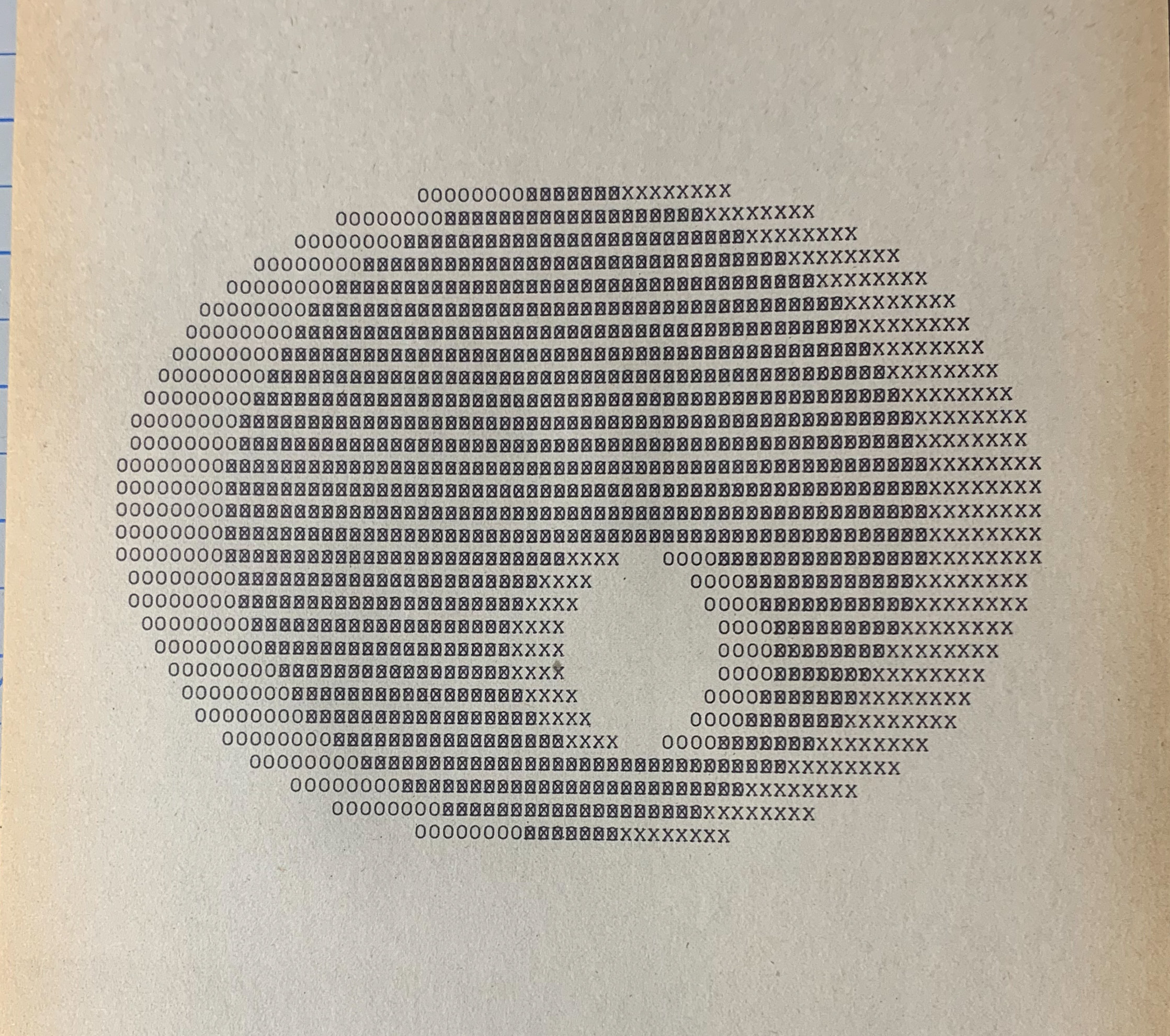 Spheroids by Katherine Nash, printed on Teletype